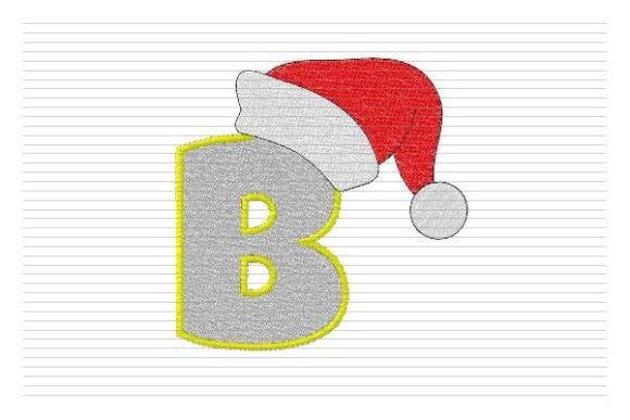 B Letter Christmas Alphabet Santa Hat Review