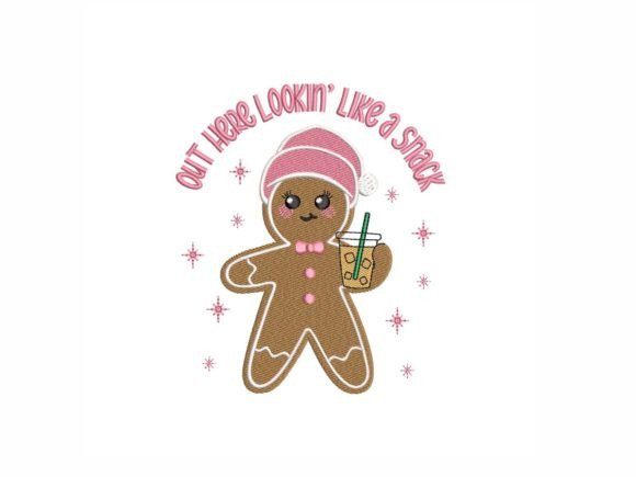 Gingerbread with Iced Coffee Embroidery Design Review