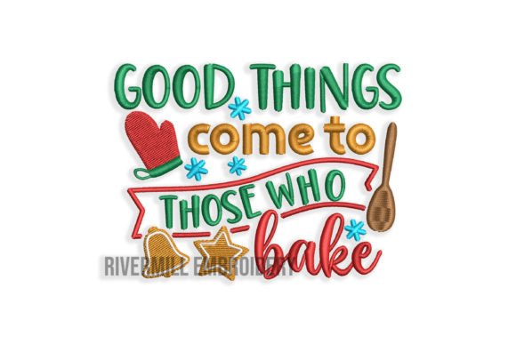 Good Things Come to Those Who Bake: A Versatile Embroidery Design for Small Business Merch