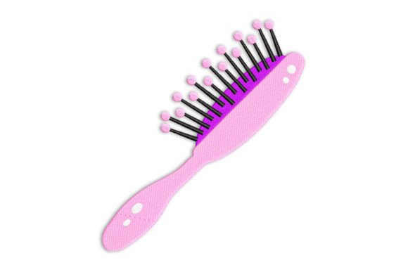 Hair Brush Embroidery Design Review: A Delightful Detail for Fabric Projects