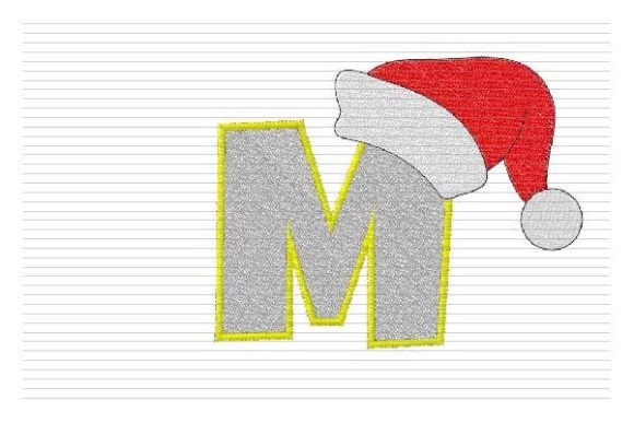 M Letter Christmas Alphabet Santa Hat Review for Apparel Projects