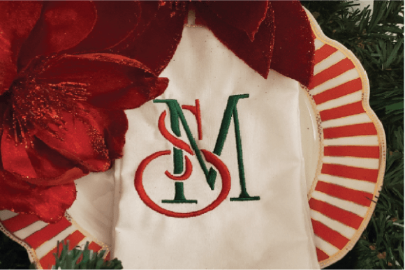 Monogram Initials SM: A Seasonal Embroidery Design Review