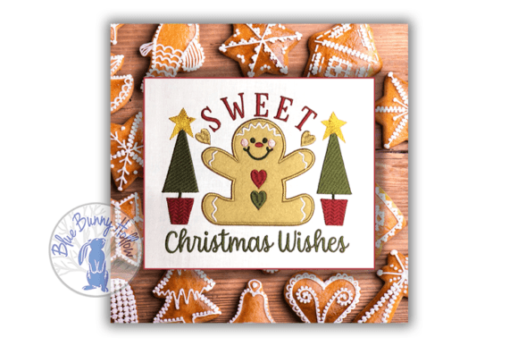 Sweet Christmas Wishes: A Heartfelt Embroidery Design for Holiday Gifts